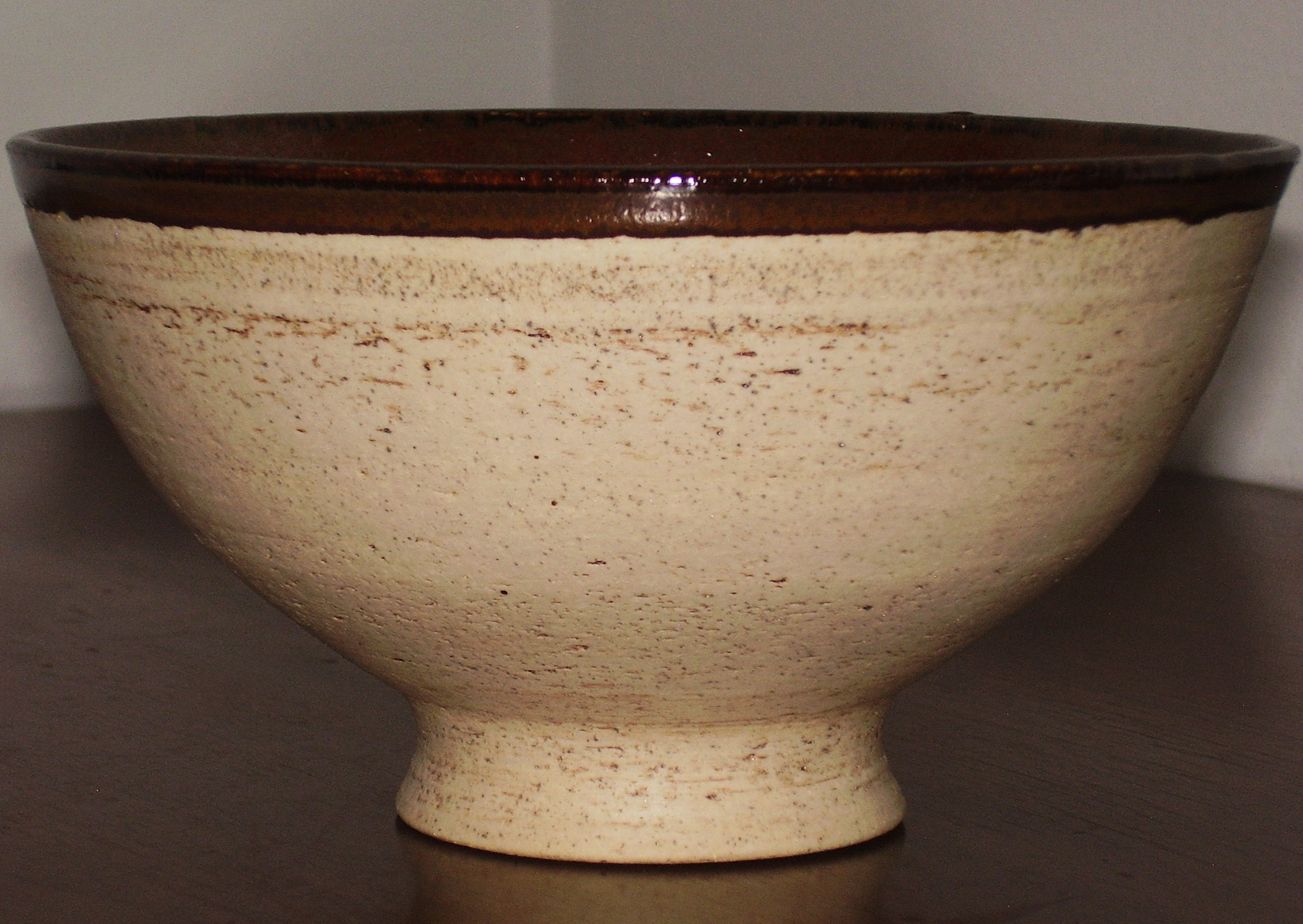 Completed bowl from open studio work at The Steelyard.